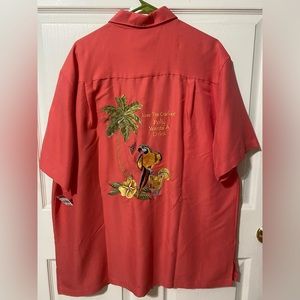 Weekender "Lose the Cracker" Embroidered Luau Edition Shirt - size XL